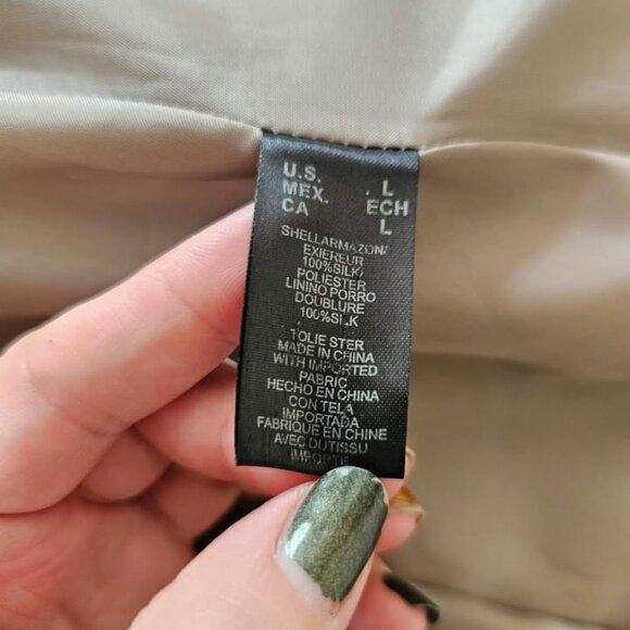 100% Silk March Jacobs Trench Coat - Picture 3 of 5